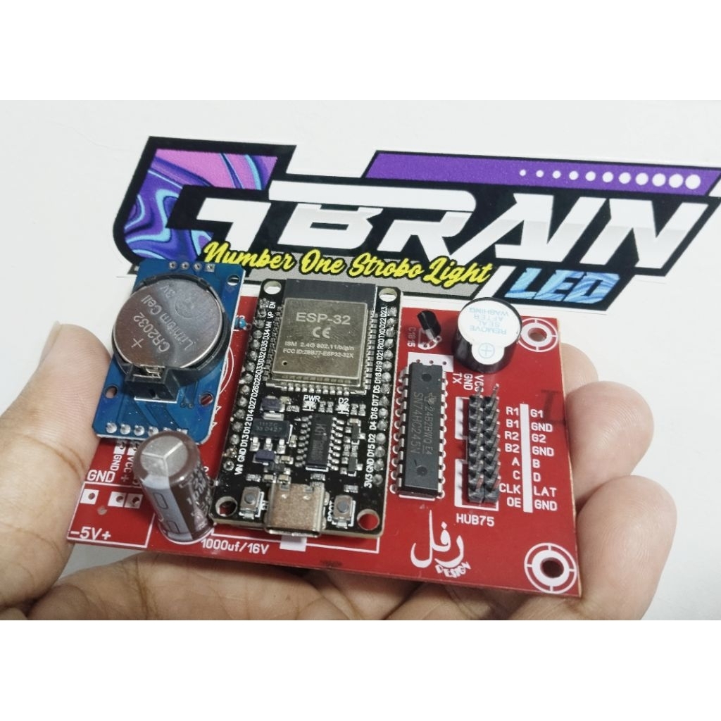 CONTROLLER JWS JAM SHOLAT P5 RGB MULTI IC FULL COLOUR