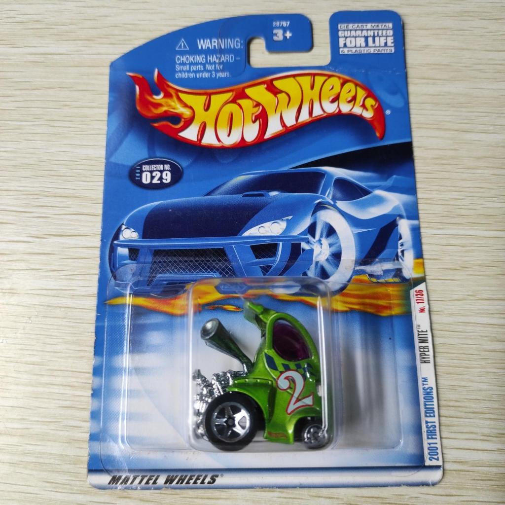 Hotwheels 2001 First Edition Hyper Mite Hijau