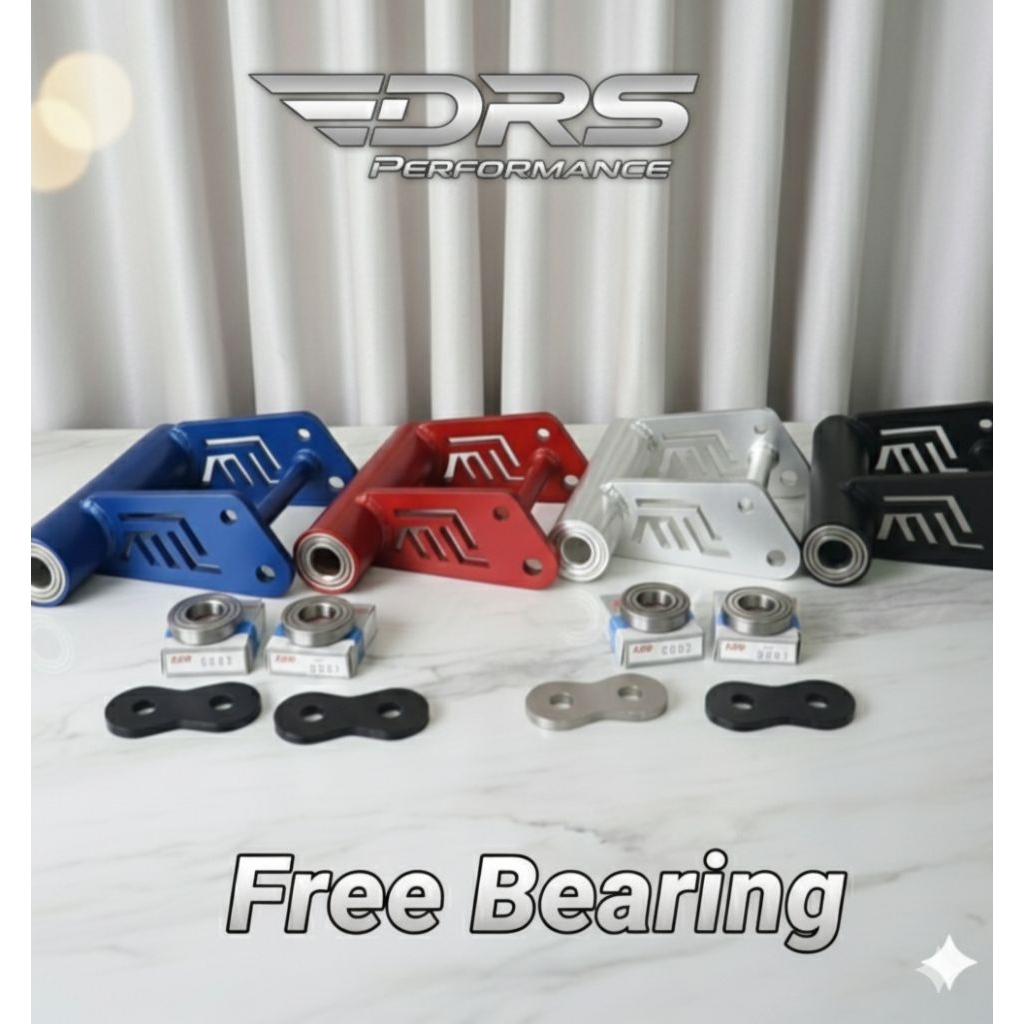 Engine Mounting 4Cm Dan 5Cm Mio Karbu Soul Smile Sporty Long Racing Drag Pemundur Rangka Free Bearin