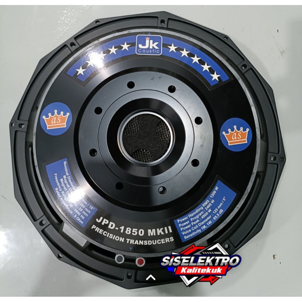 Speaker 18 inch JK Coustic JPD 1850 MKII jk COUSTIC PD 1850 mk2