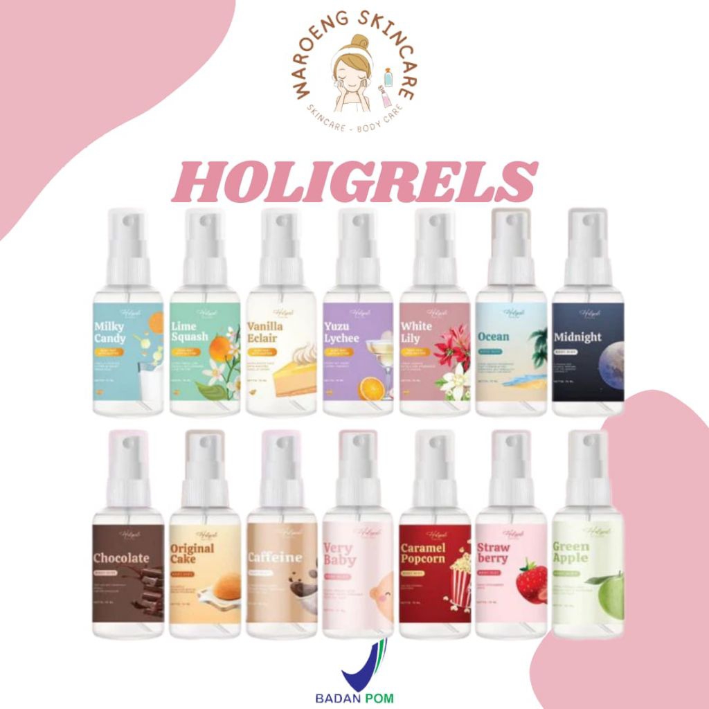 [FREE GIFT] HOLIGRELS BODY MIST / HOLIGRELS / PARFUM HOLIGRELS / BODYMIST HOLIGRELS