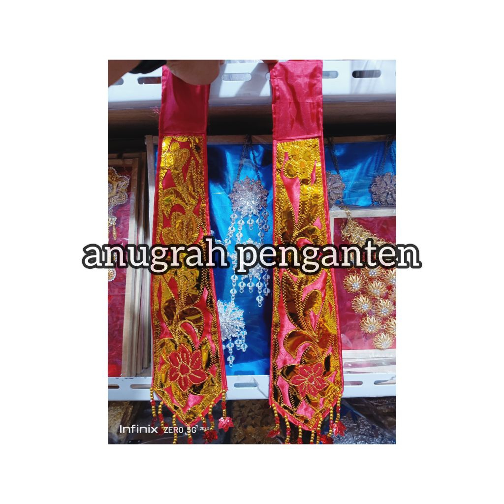 jurai decorasi/lidah2 pelaminan spasang