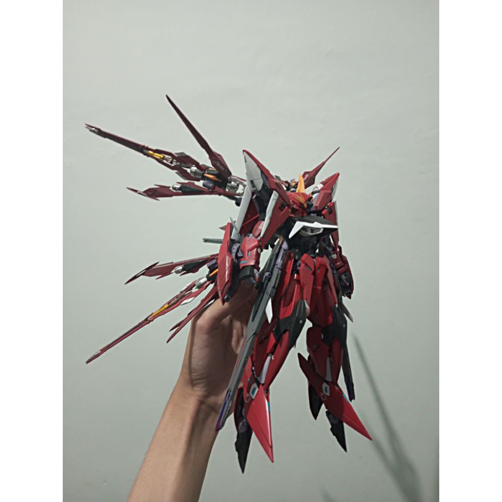 Gundam mg eclipse and maneuver striker pack Bandai repaint not hg rg