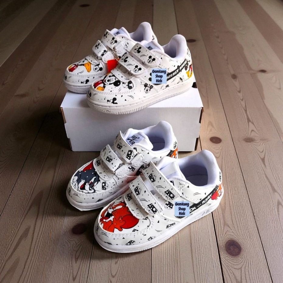 Gratis Ongkir Sepatu Anak Laki-Laki & Perempuan | Sepatu Sekolah Anak TK SD Karakter Usia 1-10 Tahun