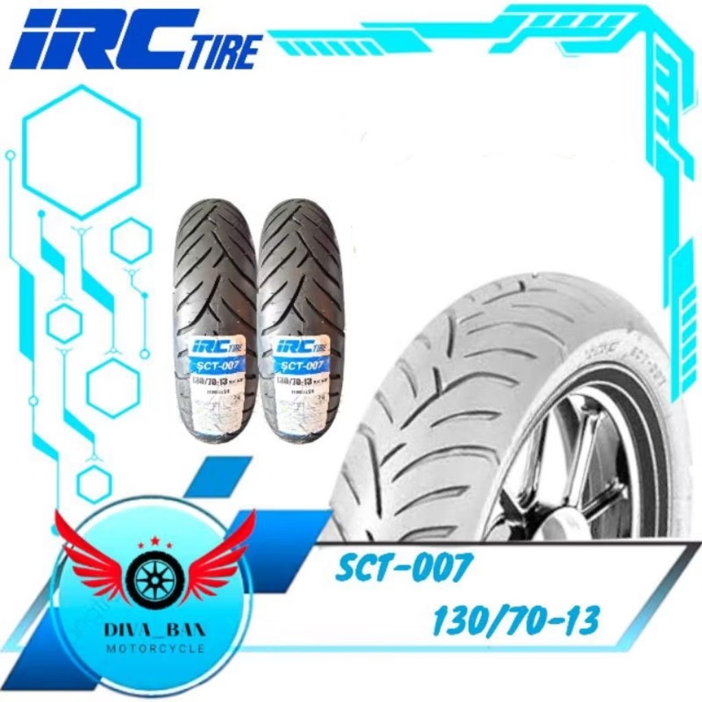 BAN TUBELESS IRC SCT-007 130/70-13