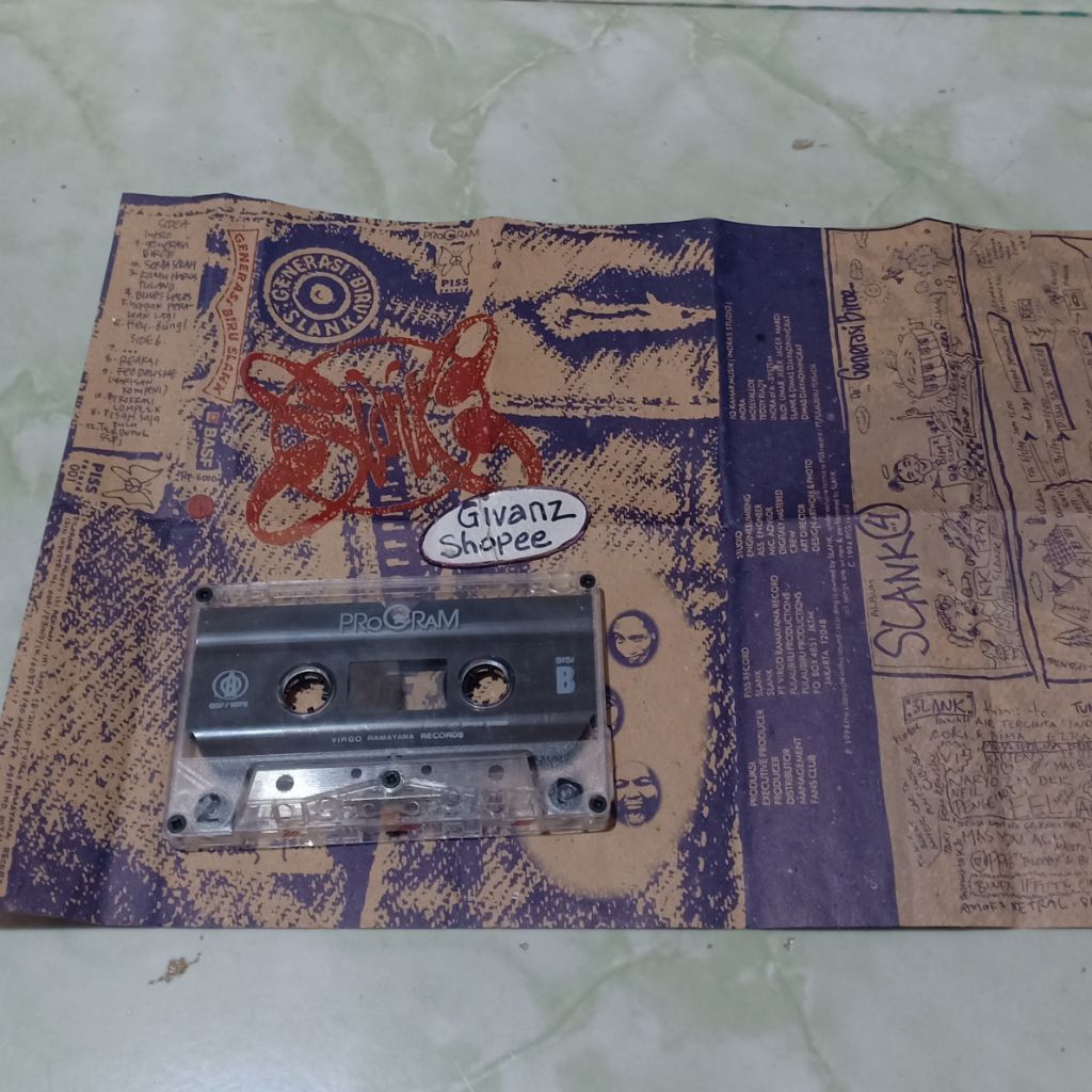 kaset pita SLANK - Generasi biru