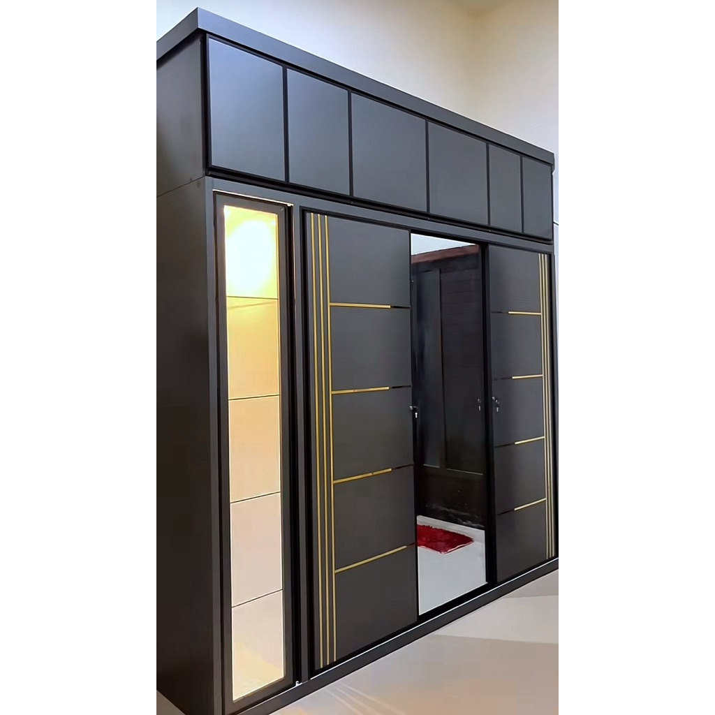 lemari aluminium per meter