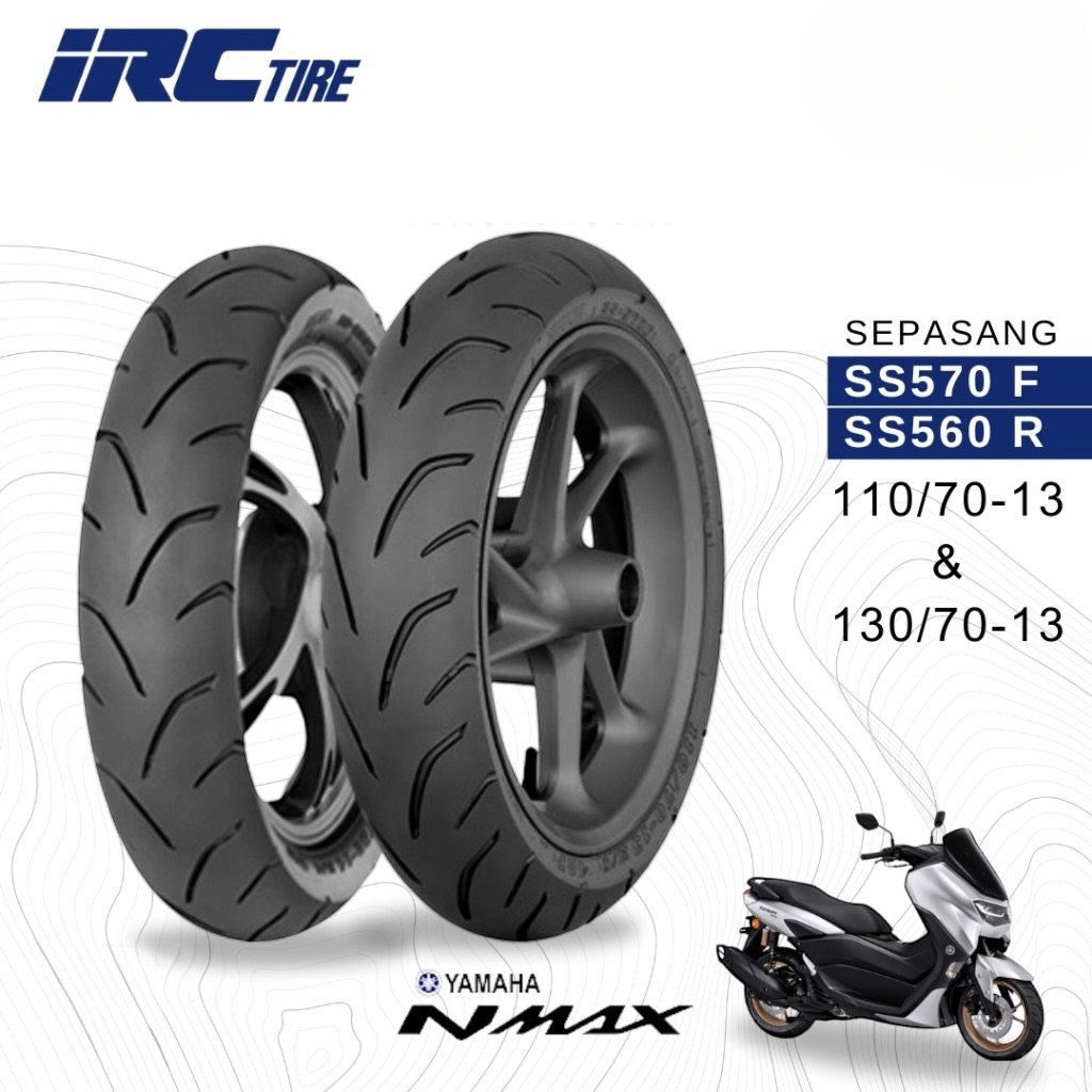 BAN TUBELESS IRC 110/70-13 & 130/70-13