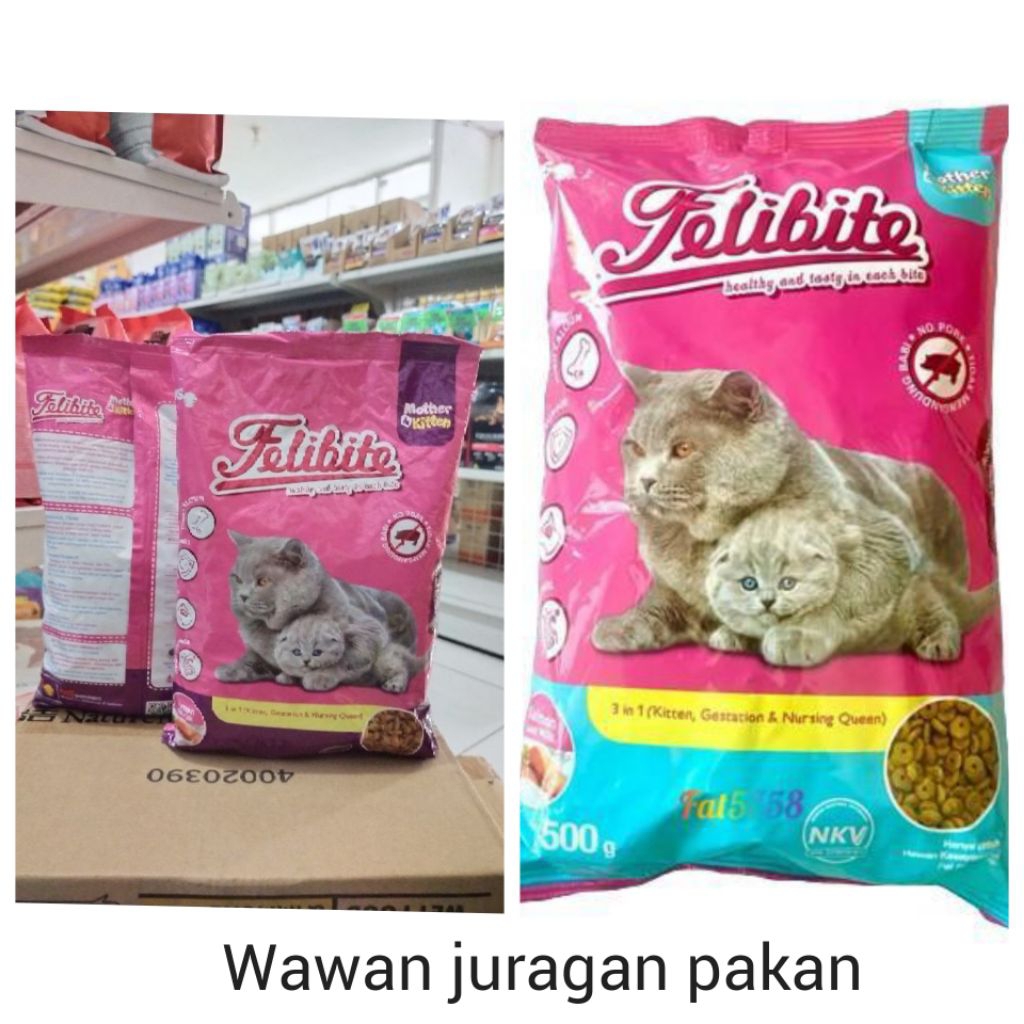 Felibite mother and kitten / pakan kucing Felibite mother & kitten