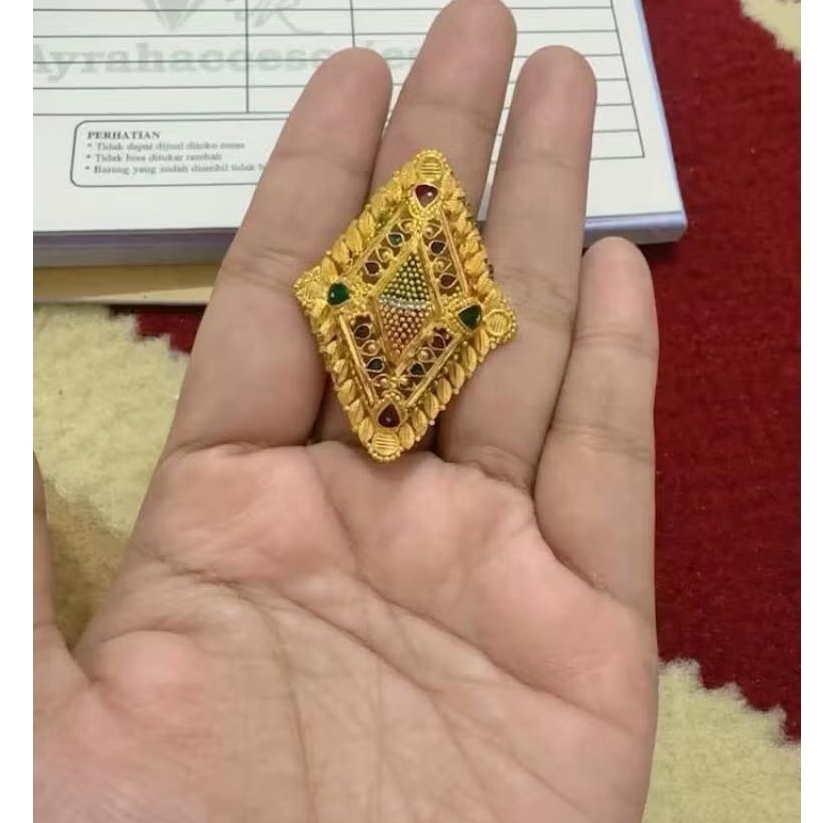 ayrahaccesories cincin dubai model emas 24k