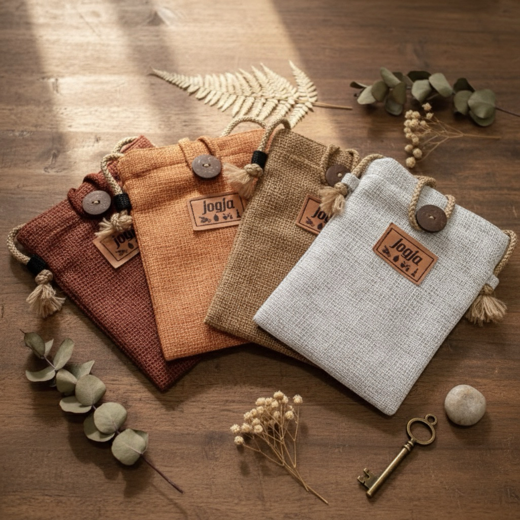 Tas hp jogja/ Tas selempang wanita/ Tas hp selempang goni/ Tas hp goni tali sumbu/ Tas hp wanita/ Ta