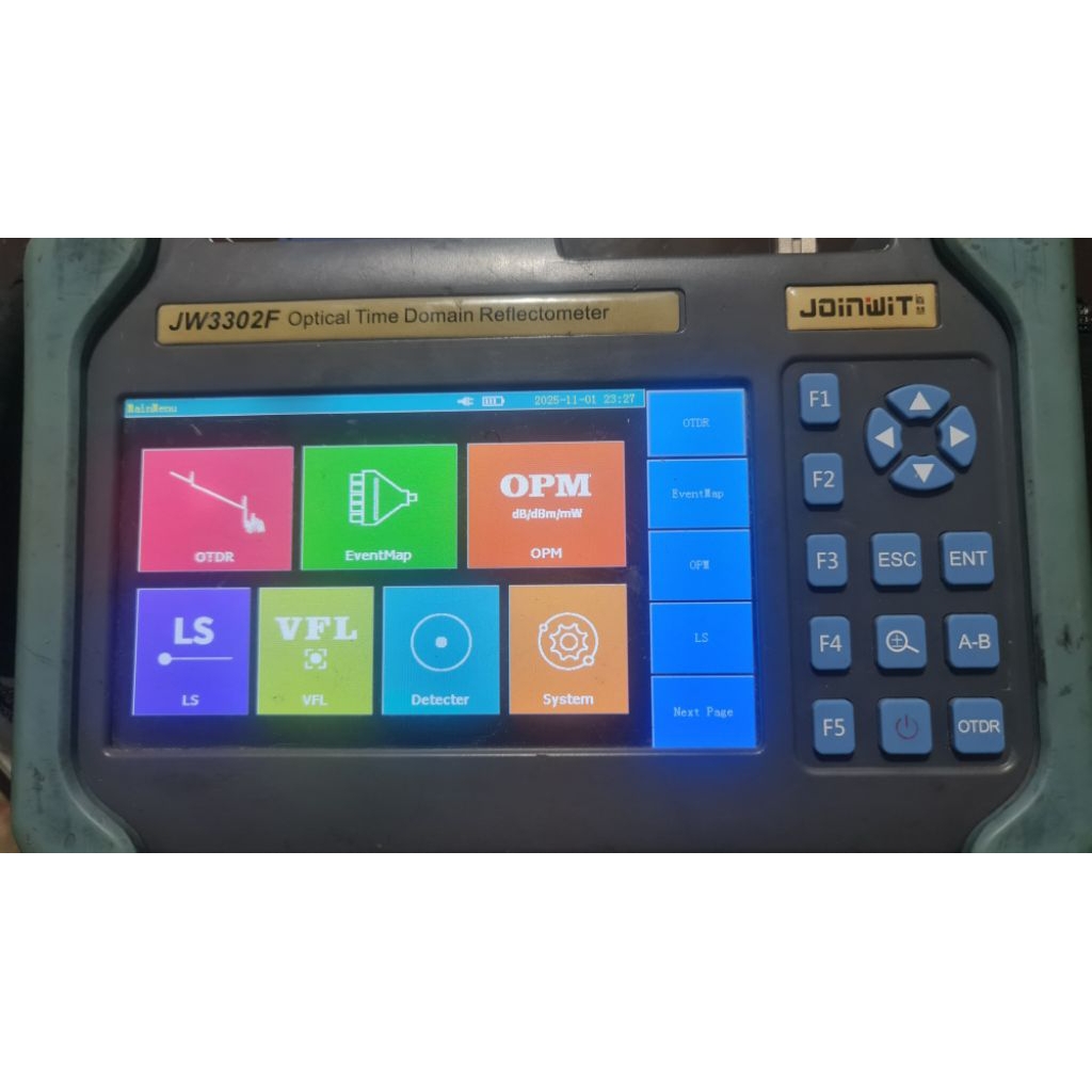 Otdr Second Joinwit JW3302F Kondisi Normal / Optical Time Domain Reflectometer Seken