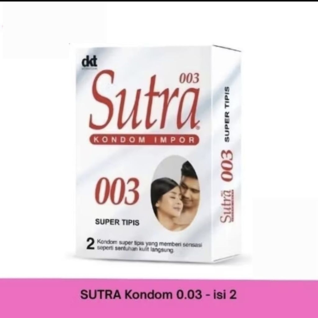 Kondom Sutra 0.03 Isi 2 Pcs