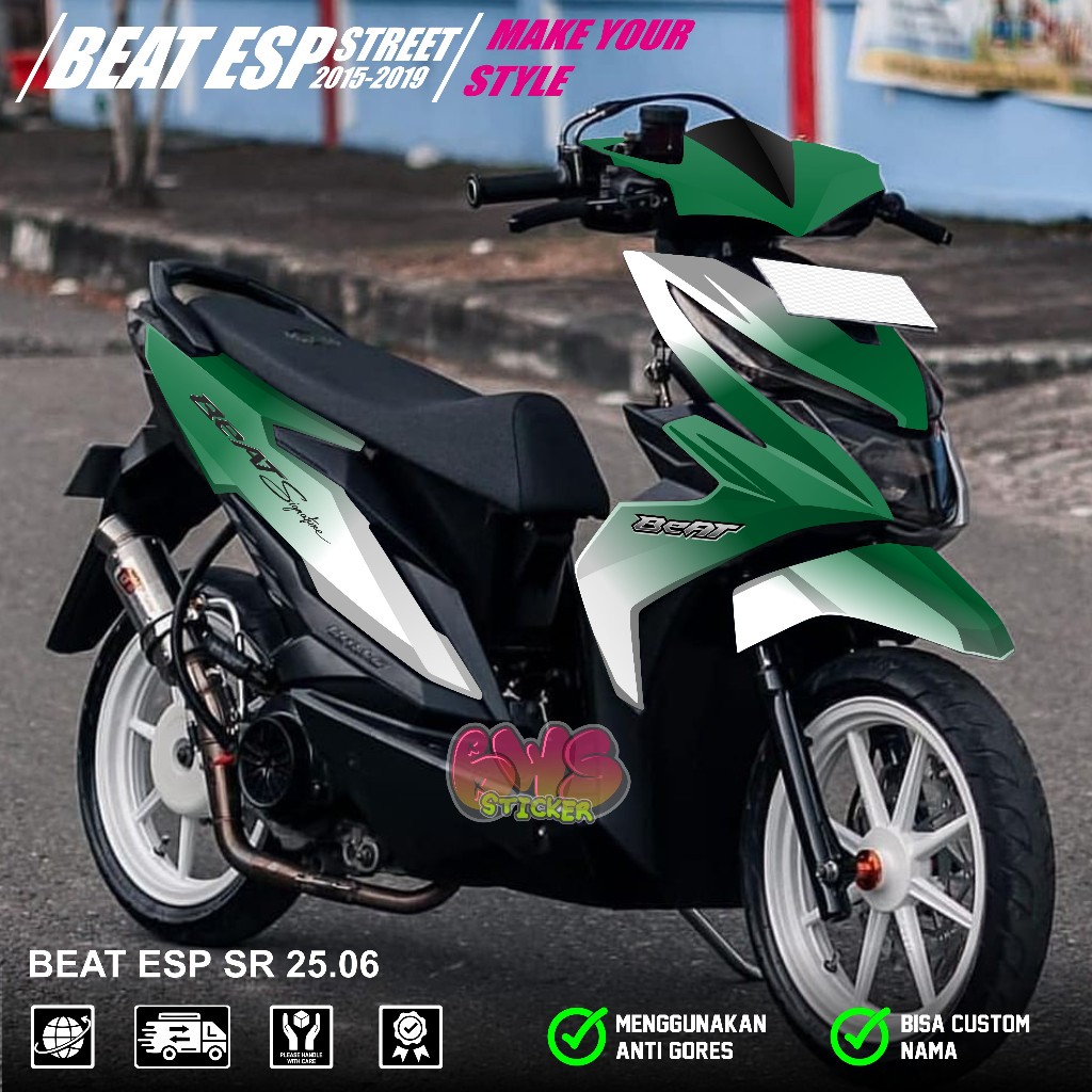 COD Sticker Decal Full Body Beat Fi Esp Beat Street Tahun 2016 2017 2018 2019 Sticker Full Body Beat
