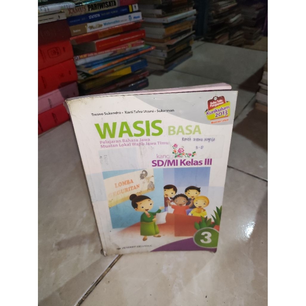 BUKU WASIS BAHASA JAWA UNTUK SD MI KELAS 3