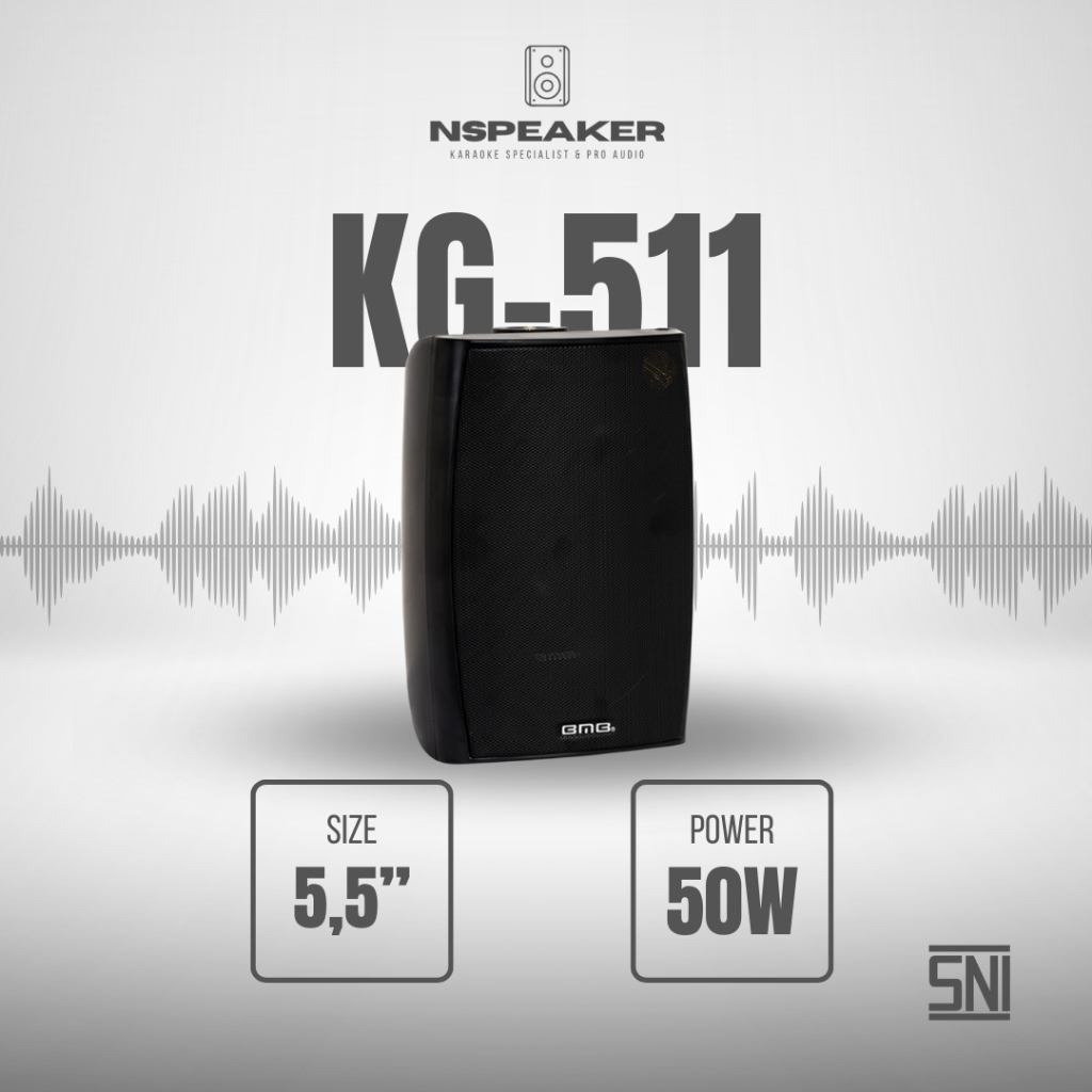 BMB KG 511 - Passive Speaker 5,5 Inch (pair)