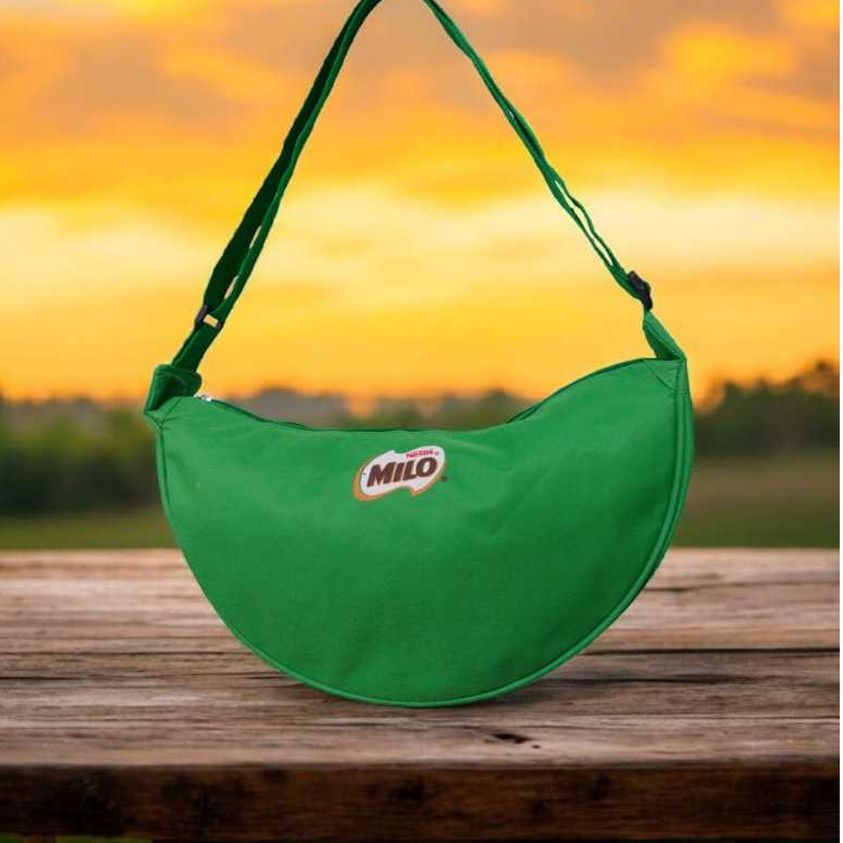 Tas selempang Pria & wanita tas selempang hijau tas selempang Milo (nestle)