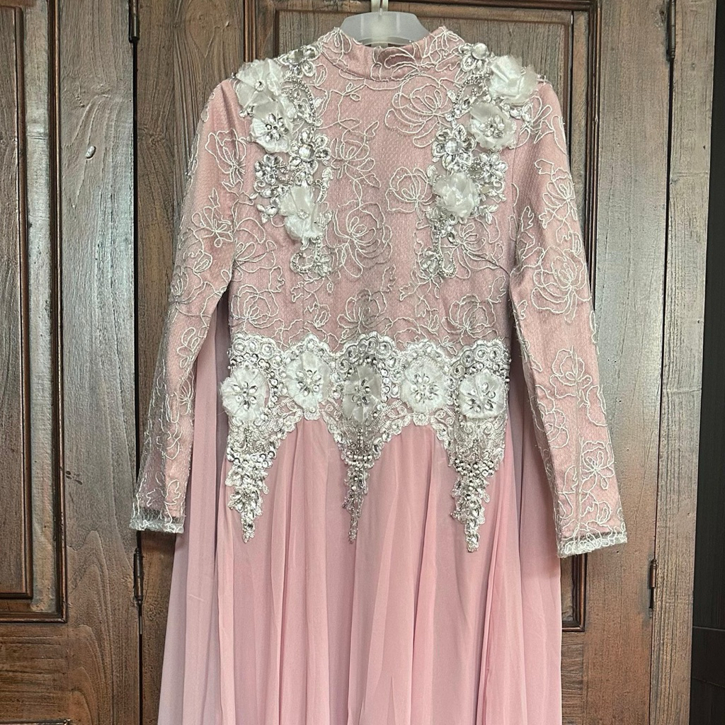 solemio dress lebaran gamis pesta preloved