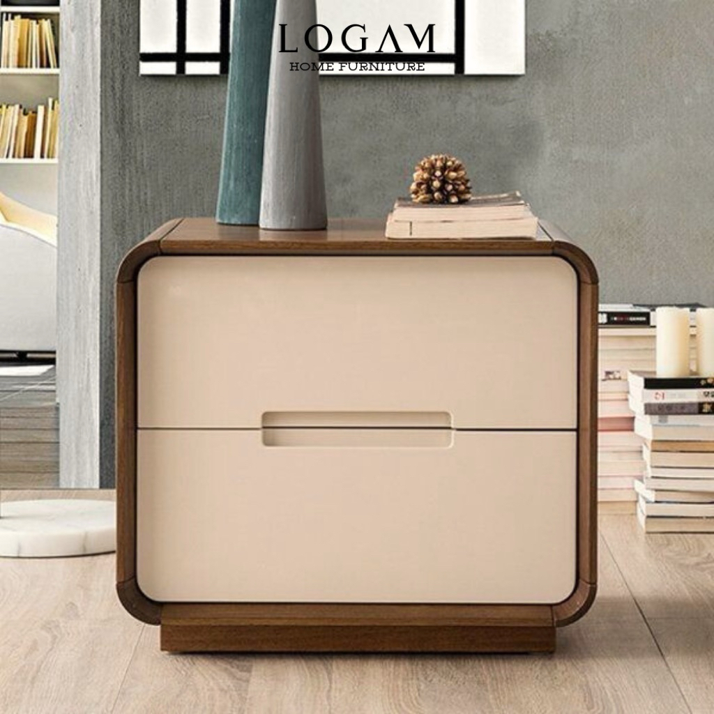 Nakas Meja nakas Minimalis Kayu jati Nakas samping Tempat Tidur