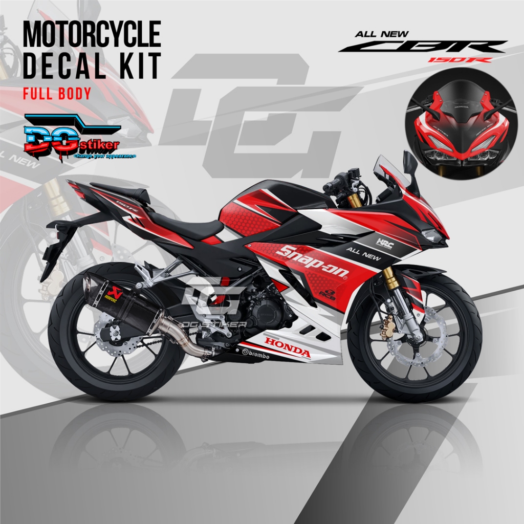PROMO COD - Decal CBR 150R K45R 2021 2022 2023 Full Body Decal Stiker Motor CBR K45R Full Body