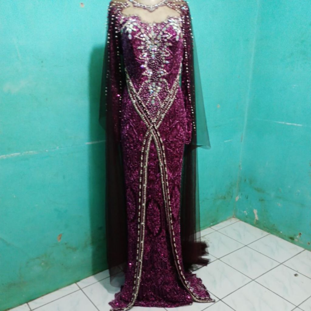 kebaya akad santili premium | kebaya akad nikah |kebaya akad full payet|kebaya pengantin modern