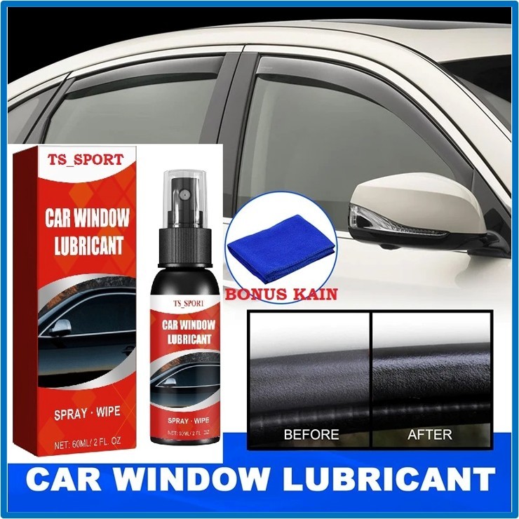 CAR Window Lubricant Pelumas Oil Cairan Semprot Kaca Seret Mobil Karet Pintu Kaki Dan Motor Power Ca