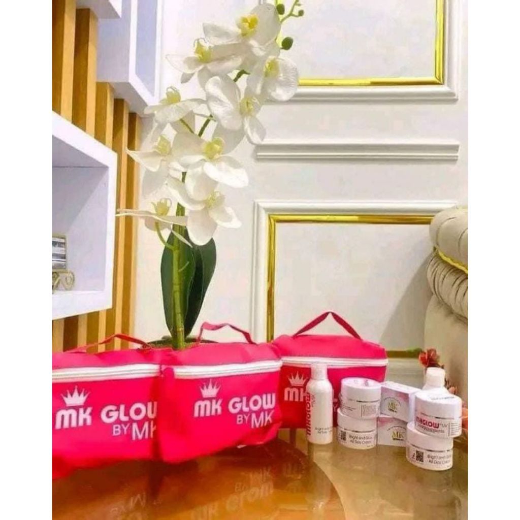 MK GLOW kemasan baru original krim mk tanpa pouch, MK glow original 100% BPOM, MK glow, MK skinker, 