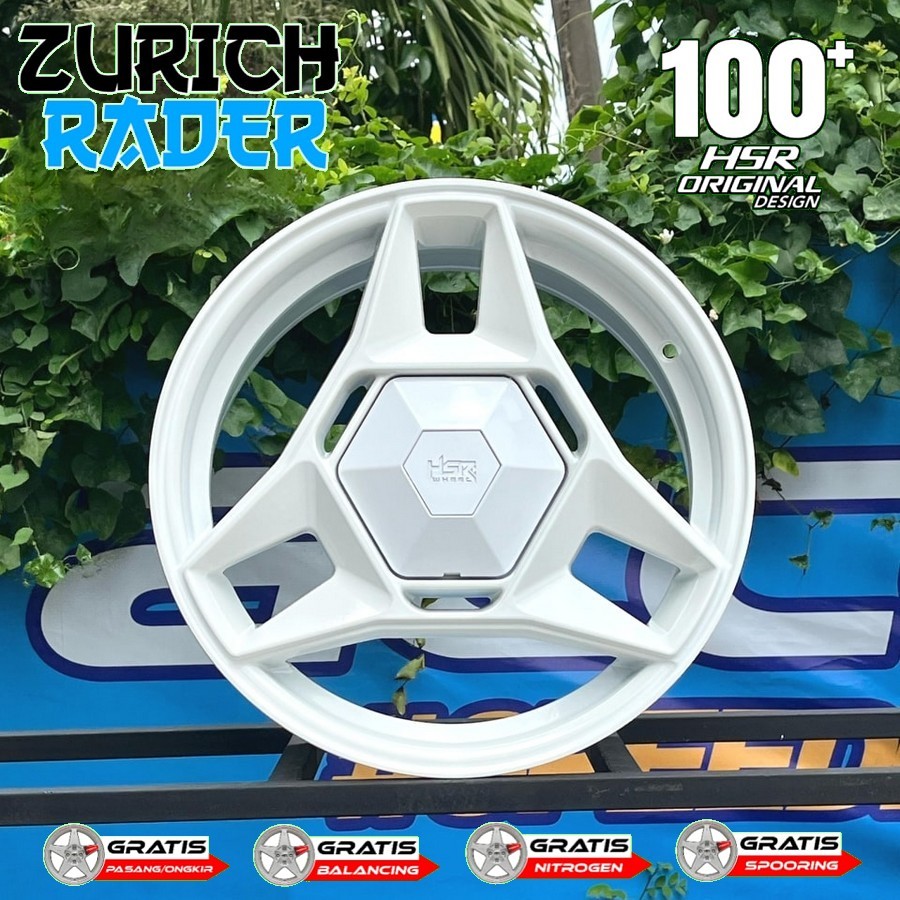 Velg Mobil Ring 15 Hsr Telu Pcd 4x100 4x114,3 Untuk Raize Rocky Ignis Fiesta Panther Xenia Avanza