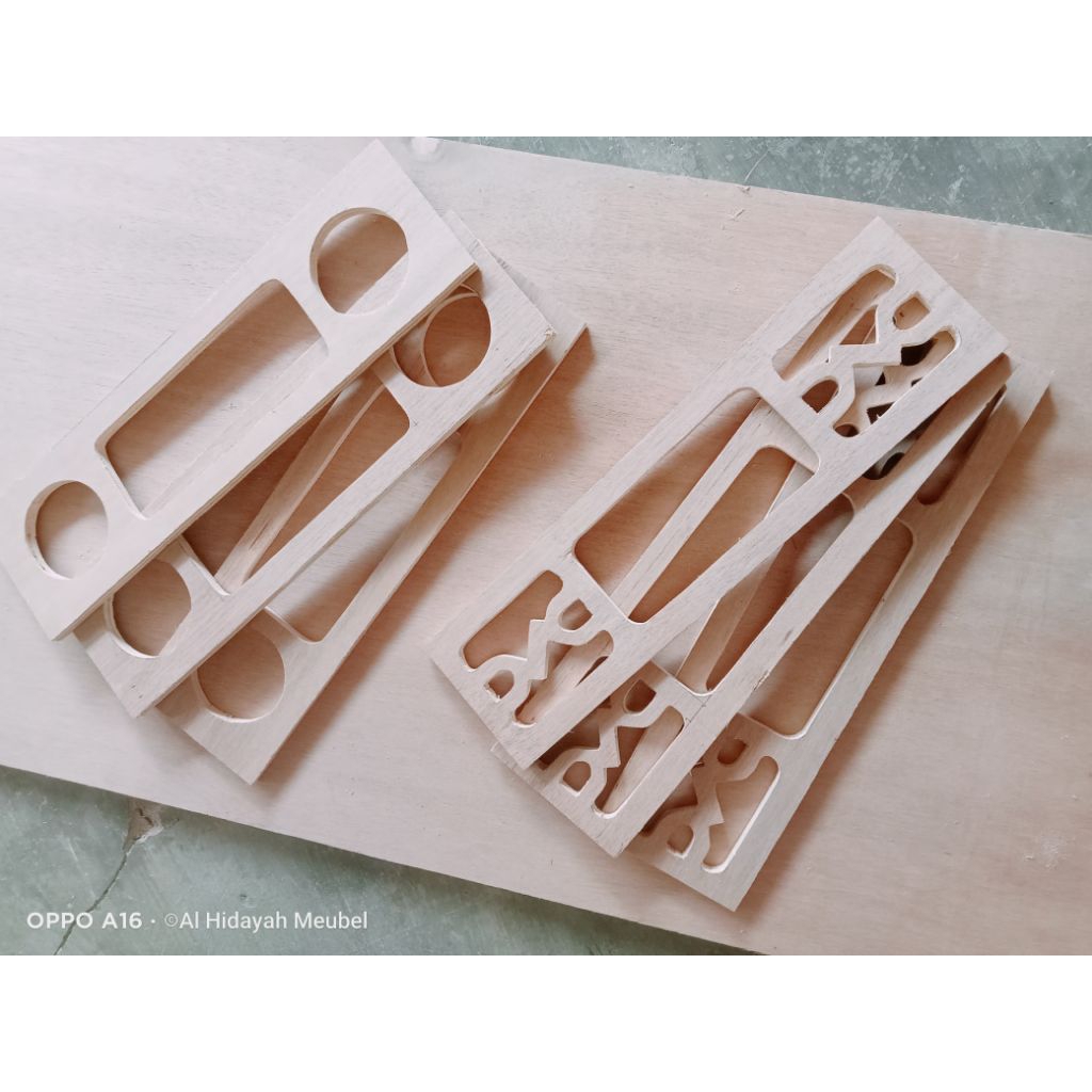 Panel-box power triplek 12mm 44x12cm lengkap depan-belakang