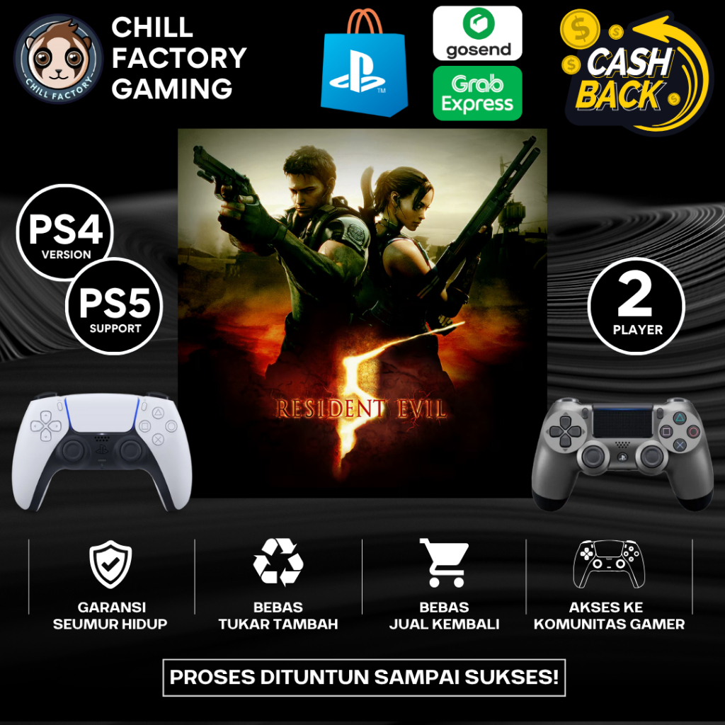 Resident Evil 5 PS4 PS5 - Standard / BD PS4 PS5