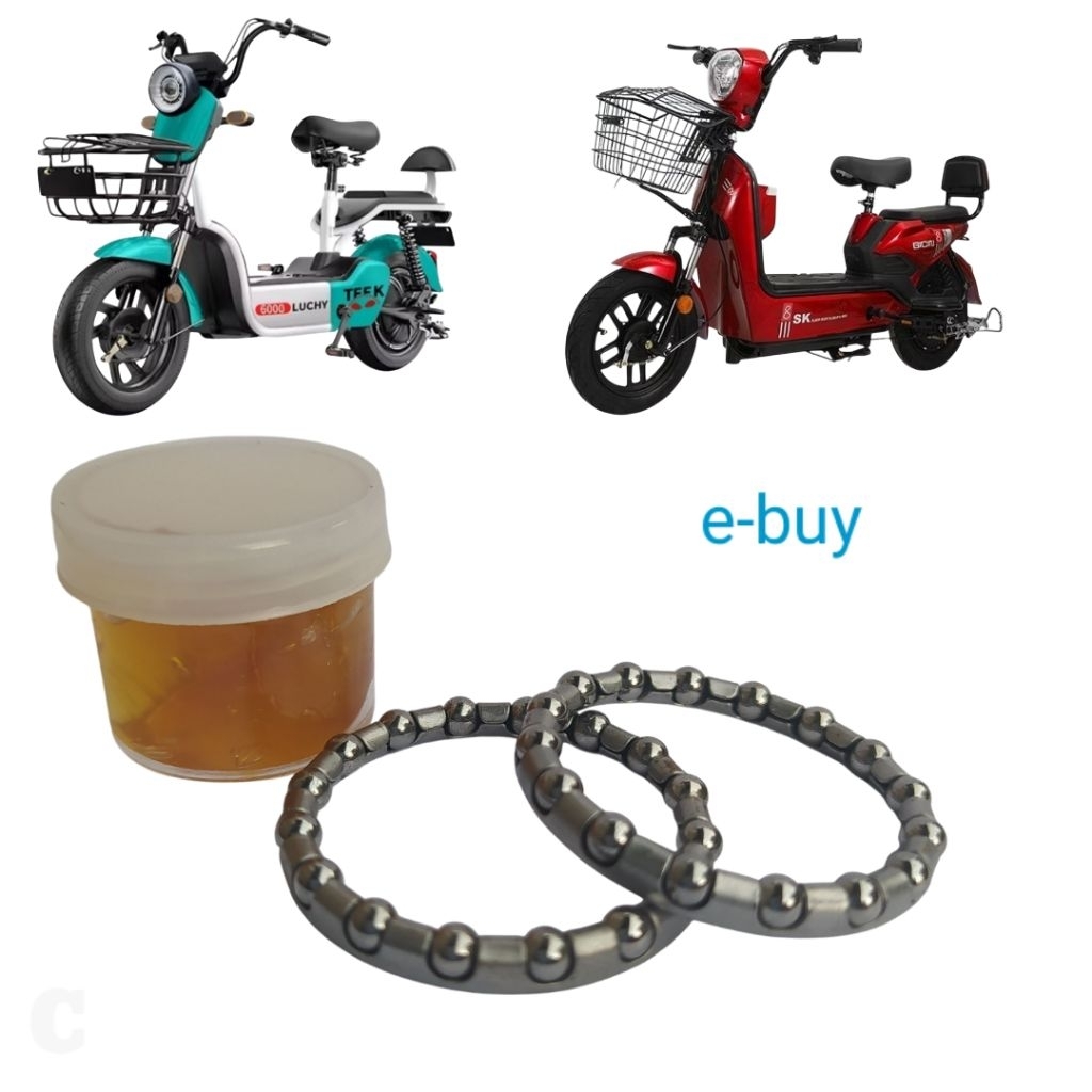 paket pelor bearing komstir sepeda listrik ebuy e-Buy plus pelumas