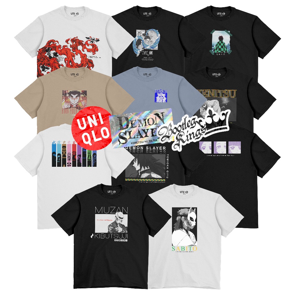 [HOT] UNIQLO X DEMON SLAYER : INFINITY CASTLE MOVIE 2025 GRAPHIC T-SHIRT | 24s COTTON COMBED ASLI MA