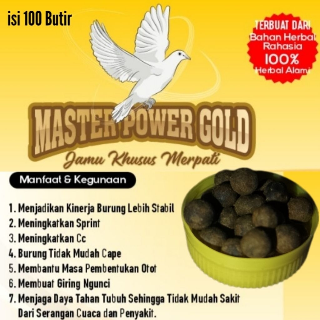 JAMU MERPATI MASTER POWER GOLD LOS DOR