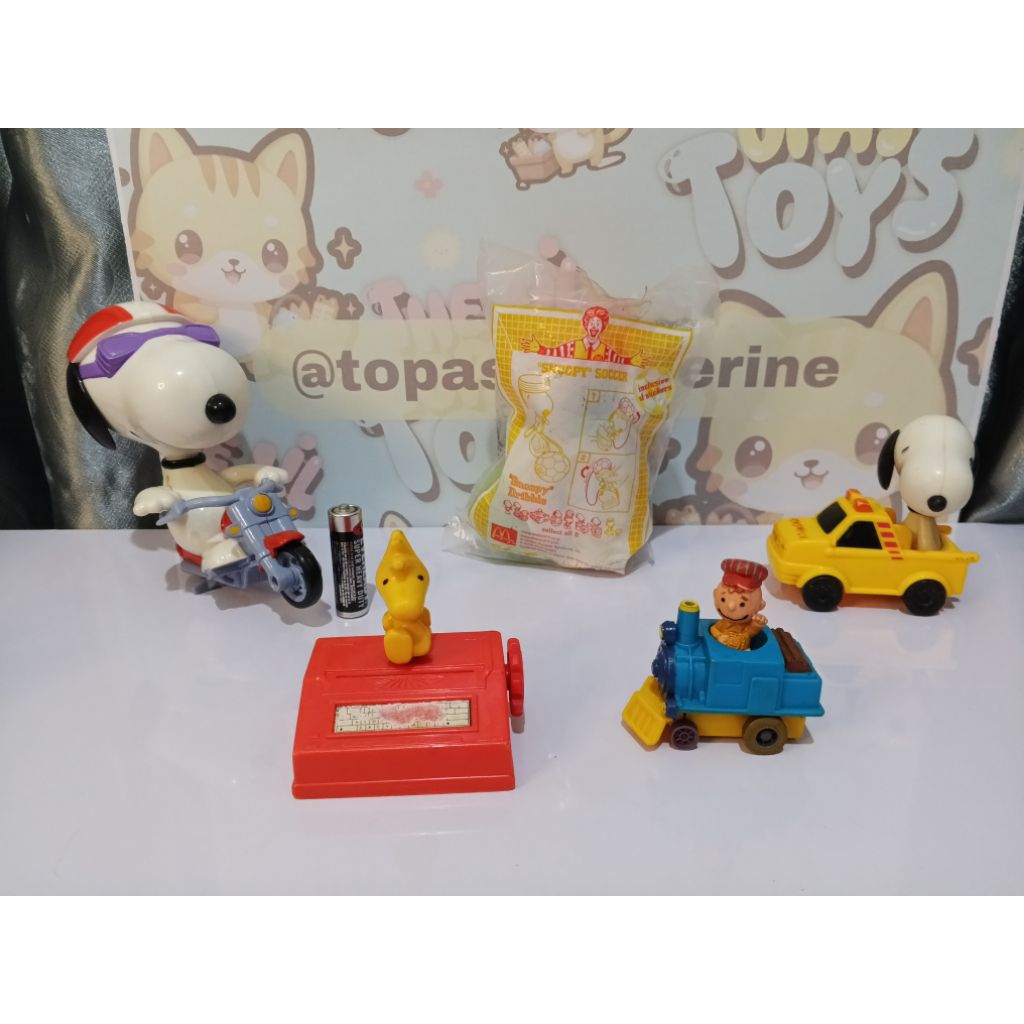 McD Happy Meal Peanuts Snoopy Mix Series satuan