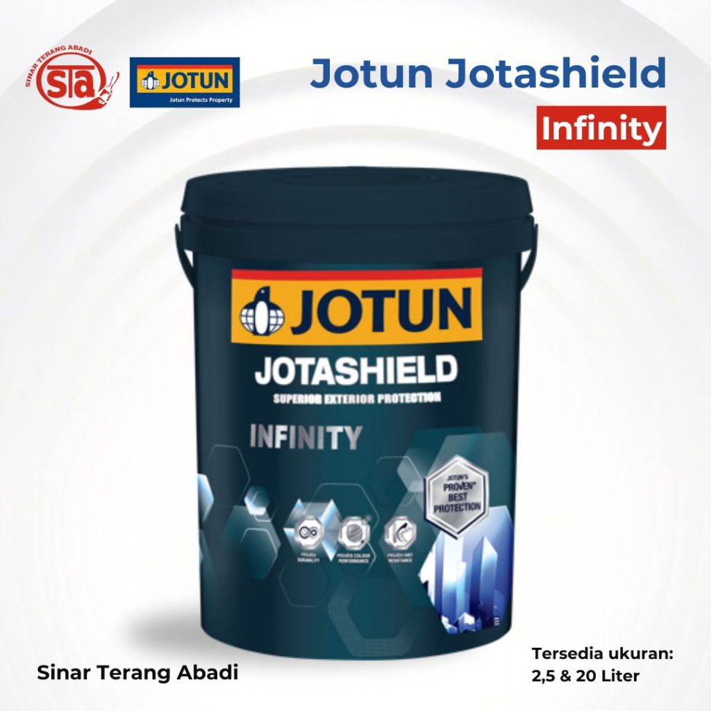Cat Tembok Jotun Premium Exterior/luar Jotashield Infinity BS B 8079 NATURE OASIS 2.5 Ltr