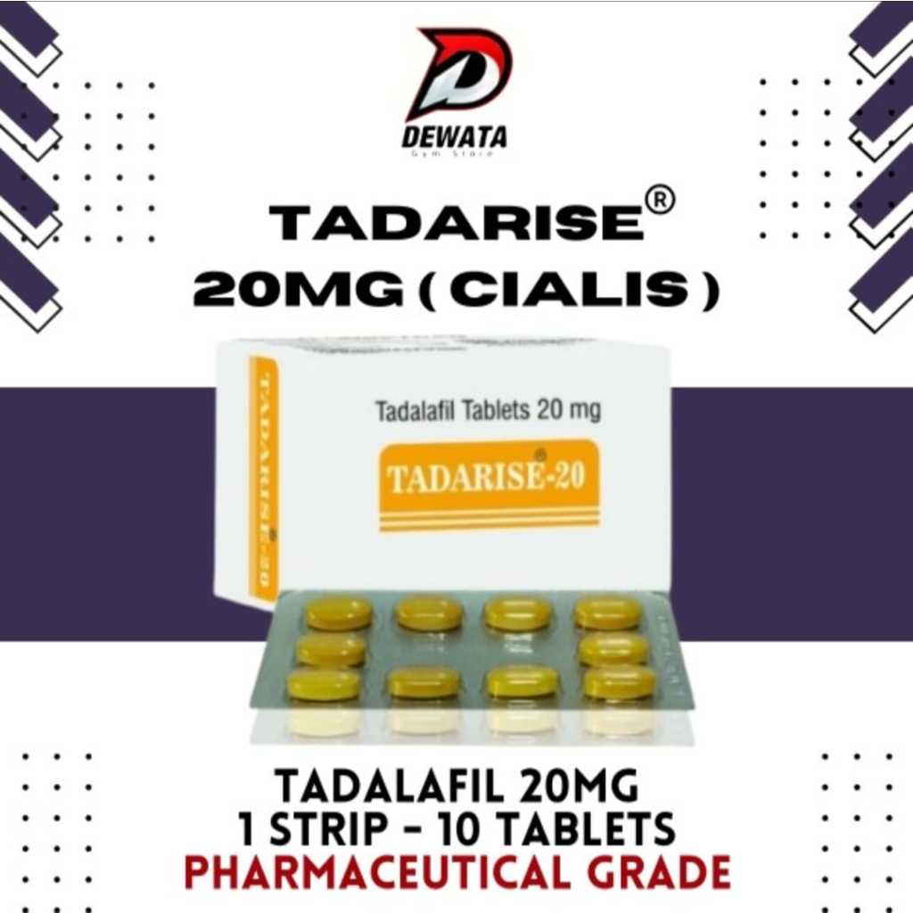 Tadarise 20MG 1 Strip 10 Tablet Suplemen Premium Penunjang Vitalitas & Performa Harian