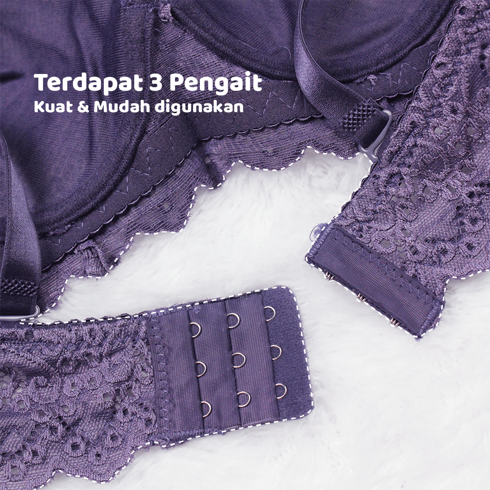 Scelta - Setelan Bra Kawat Dan Celana Dalam Underwear Wanita Nyaman Size 34 36 38 BH SC PB1910 SET thumbnail 8