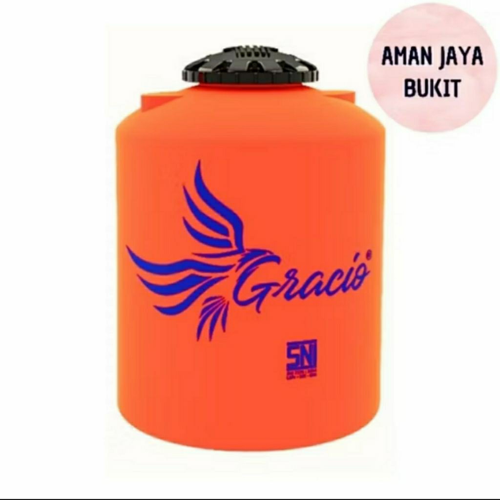 Tangki air GRACIO 250 600 1200 2200 Liter Gracio Tedmond