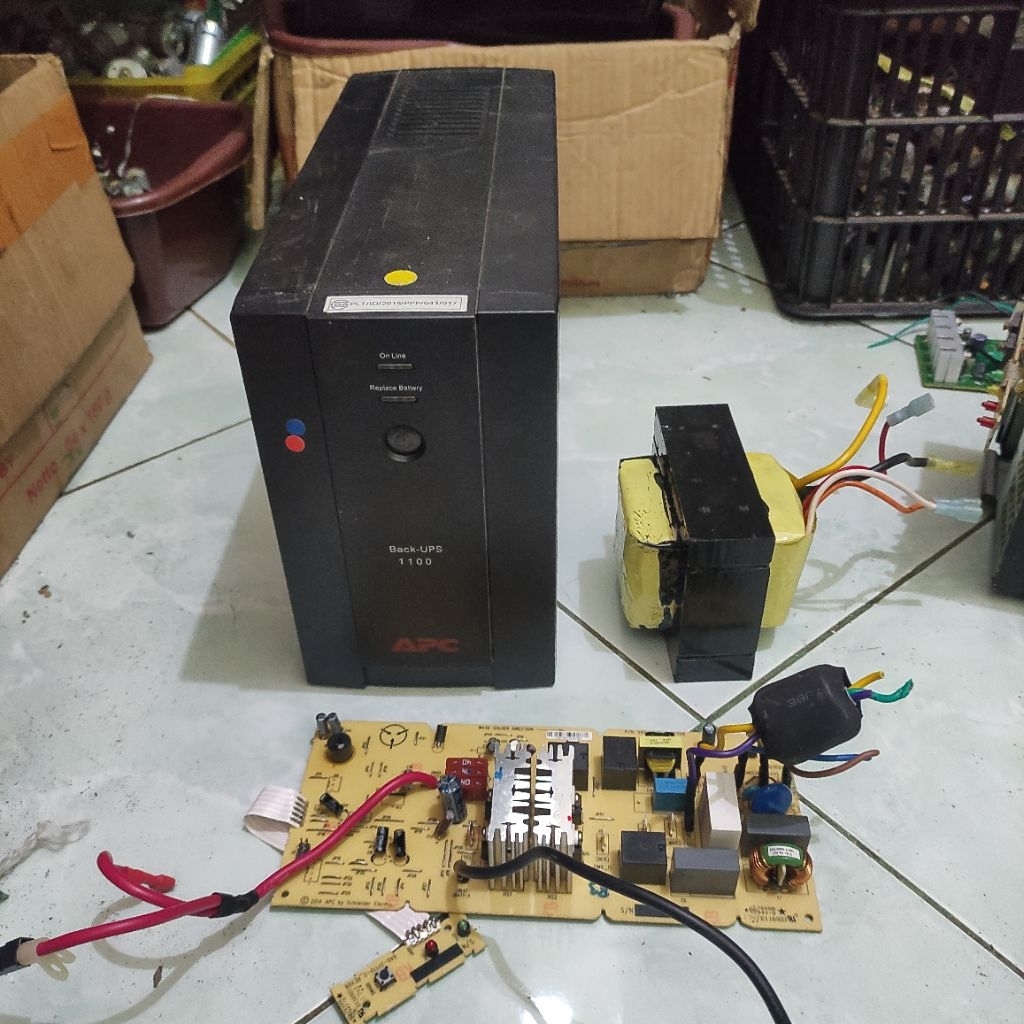 MESIN BOX UPS APC 1100VA MODEL BX1100LI-MS PCB MODULE UPS 1100VA