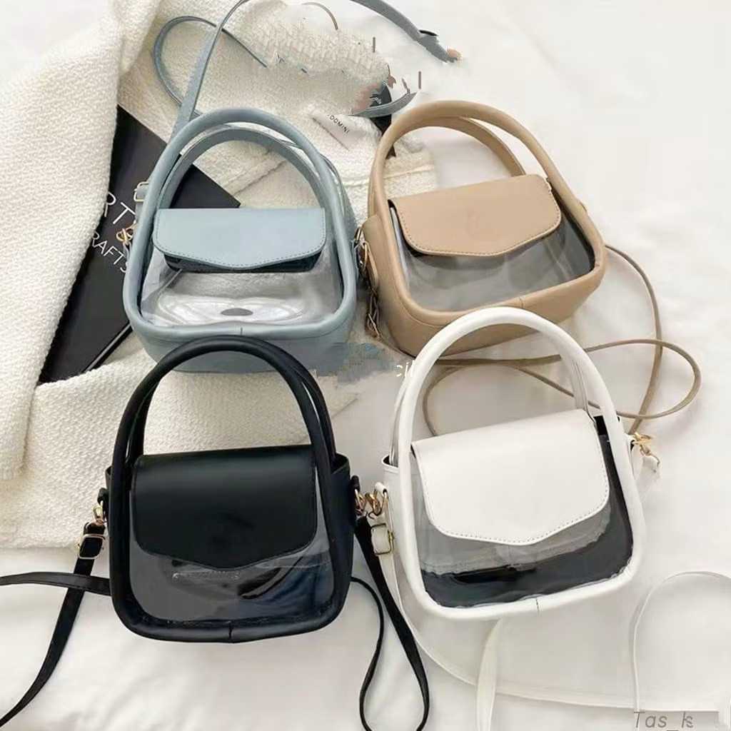 Sling Bag Wanita Aruna Mika / Tas wanita Transparan korean style