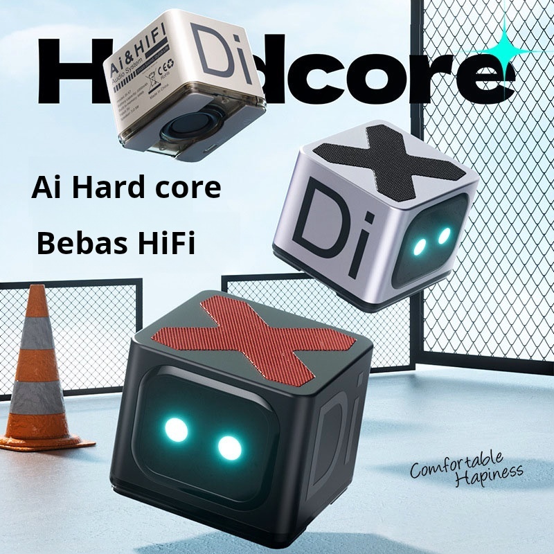 Speaker Bluetooth Karaoke Portable dengan Layar Display & Hands-Free, Sound Bass Mantap untuk Nyanyi