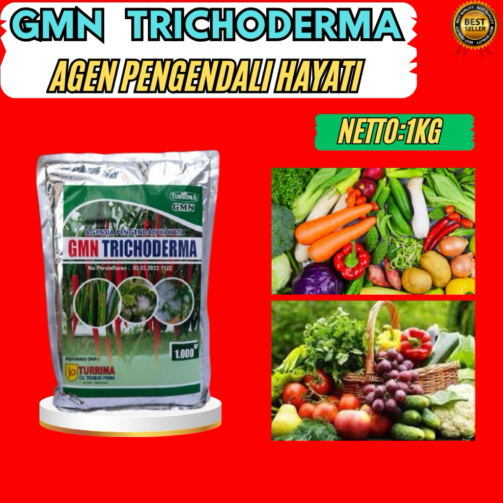 TERLARIS  GMN Trichoderma Anfush Untuk Cabe GMN Trichoderma Bubuk Isi 1kg