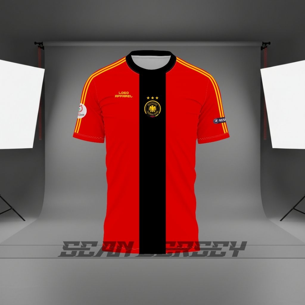 Jersey Full Printing Jerman 2008 Away