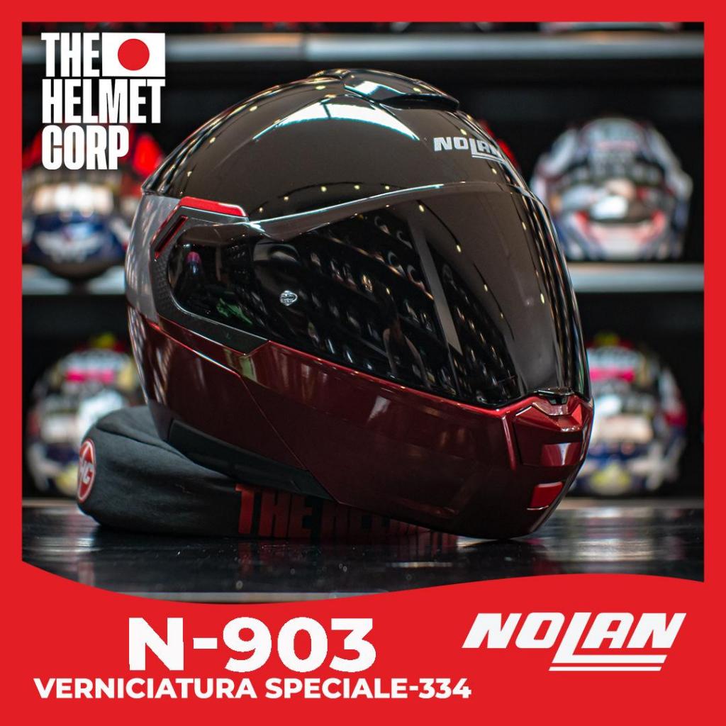 NOLAN N903 VERNICIATURA SPECIALE 334 MODULAR HELMET ORIGINAL HELM MOTOR NOLAN N-903