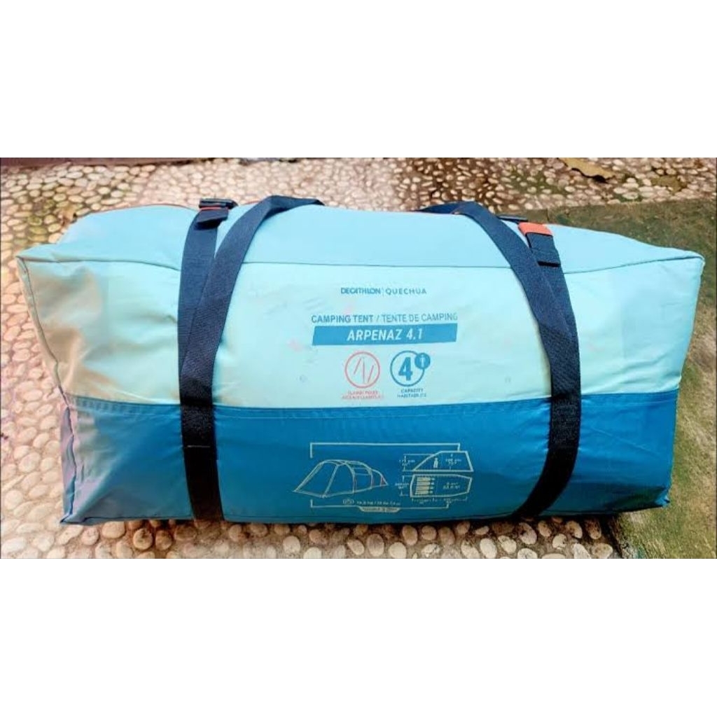 Tenda Family Decathlon Quechua Arpenaz 4.1 Second 1x pakai
