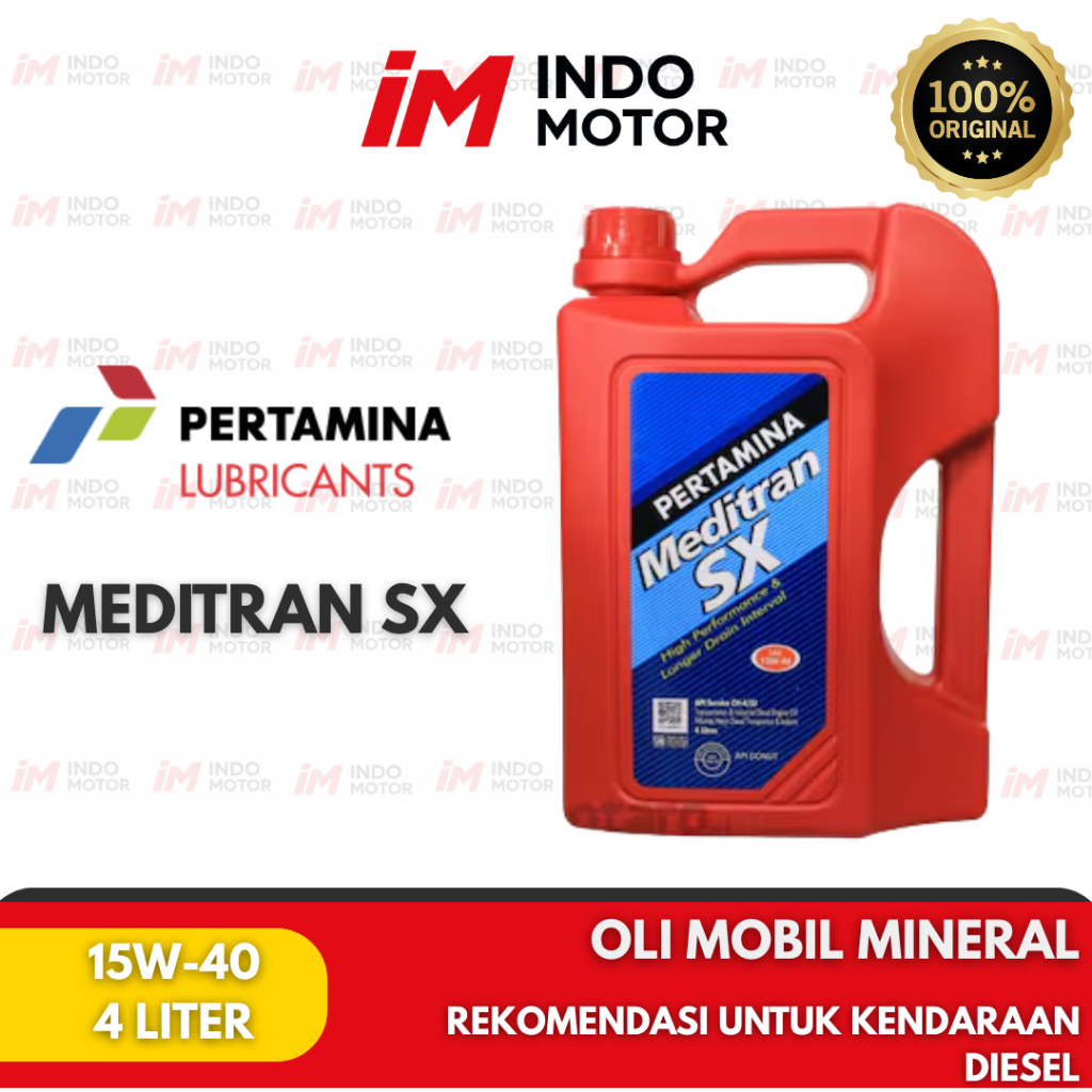Pertamina Meditran SX 4L - Oli Mobil/Truck Diesel