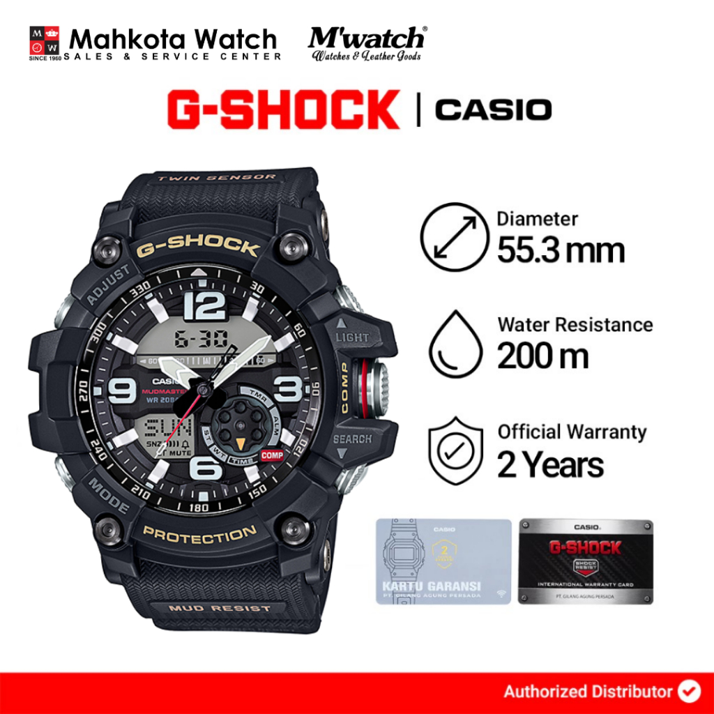 JAM TANGAN PRIA G-SHOCK GG-1000-1ADR ORIGINAL