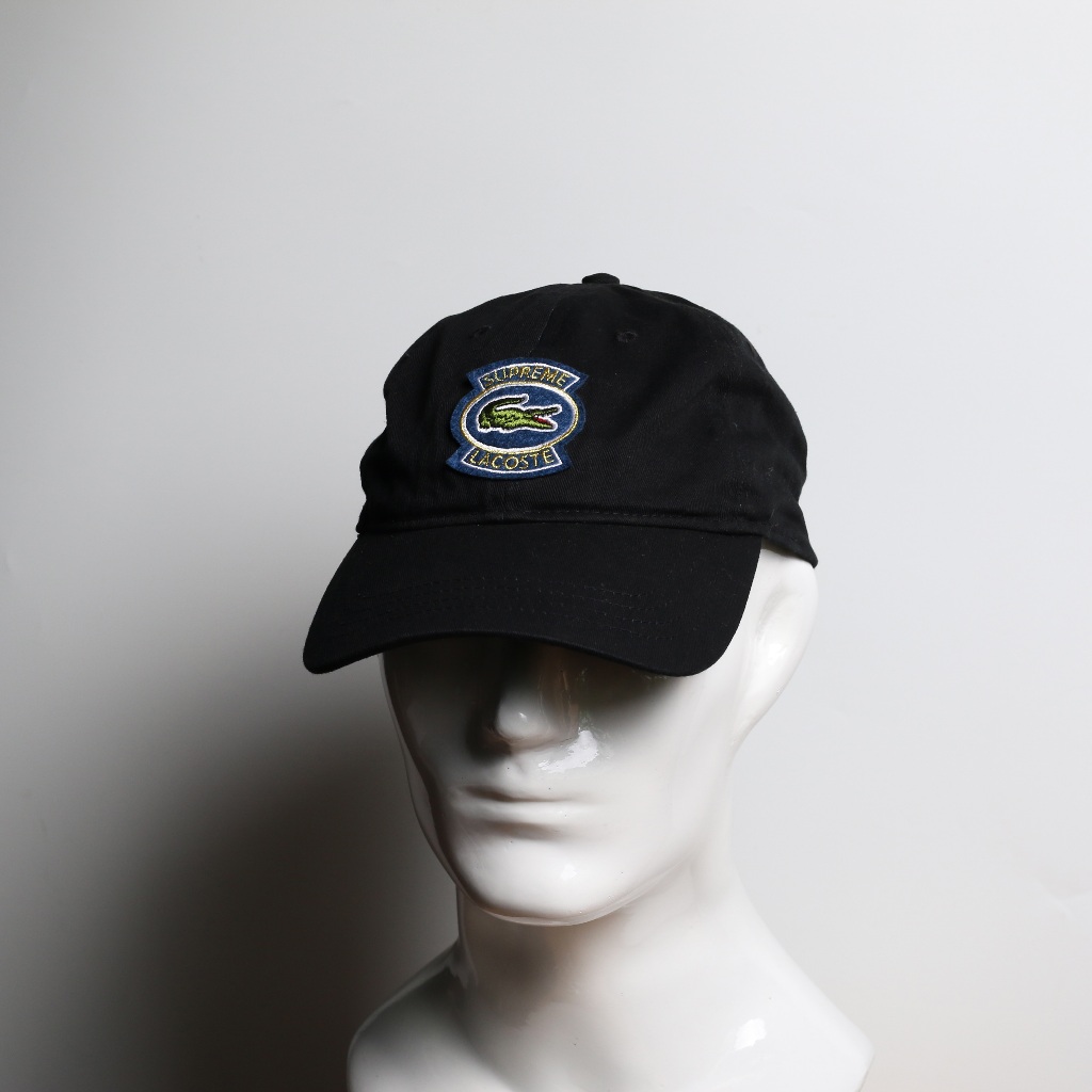 C.62 Supreme Lacoste  SS 18 Twill 6 Panel Cap (Second)