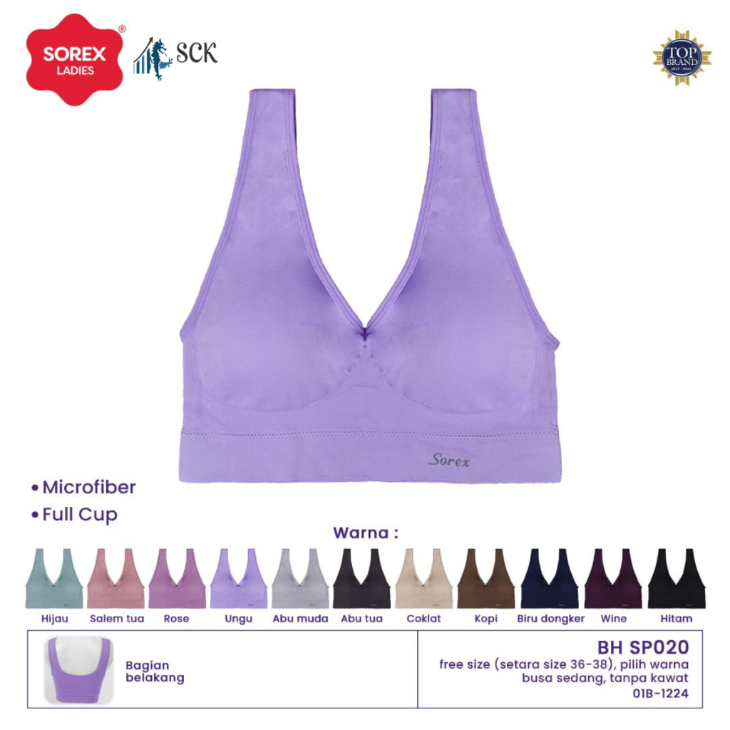 BH SOREX 020 021 Olahraga Sport / BH SOREX Sport Wanita Senam Yoga Olahraga Aerobic Sp 020 021 / Pak