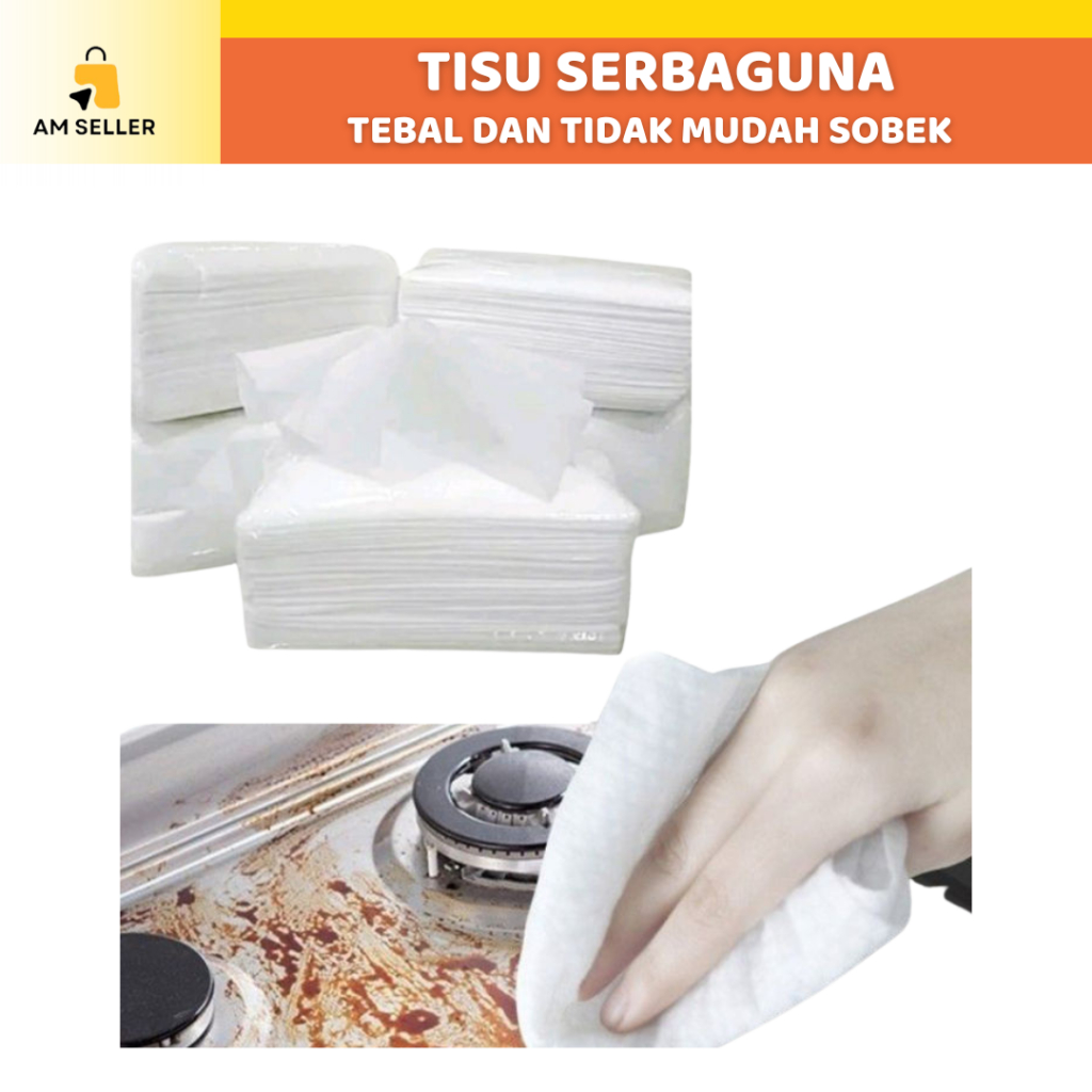 AMSELLER Promo Tisu Serbaguna / Tisu Kompor / Tisu Dapur / Tissue Murah /  Kemasan 1kg 20*20cm